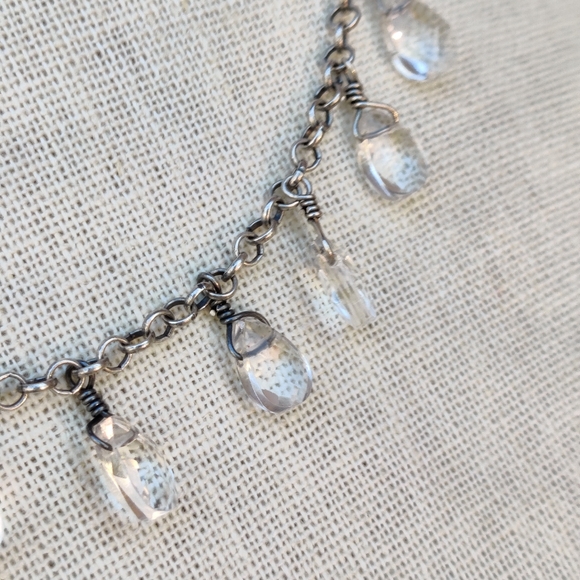 Silpada sterling crystal necklace - Picture 6 of 8